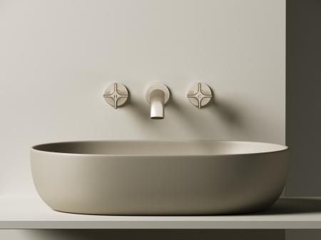 Умывальник чаша накладная овальная Ceramicanova Element 600*415*135мм, Капучино матовый, CN6047MC