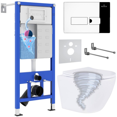 Комплект 6 в 1 Roxen StounFix Dual Fresh 968316  (состоит из: 710200, Caspia 410280CH, 530205-01)