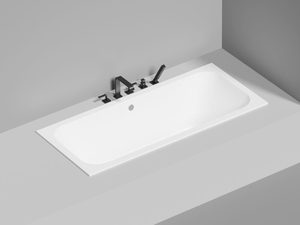 Ванна встраиваемая Salini ORLANDA AXIS 170x75 покраска по RAL полностью, S-Stone, матовый 103223MF