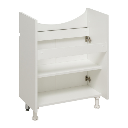 Тумба под раковину Runo белая (под умывальник Уют 60 ) Лада 60 (00-00001163)