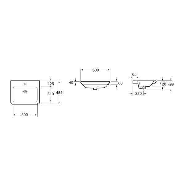 Раковина Lavinia Boho Bathroom Sink 33312009 60x48.5