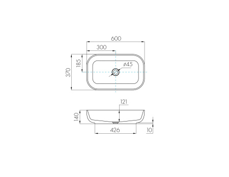 Раковина AQUATON Лола 60 1A73313KLK010