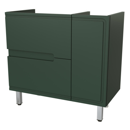 Тумба под раковину Taliente Cevia TA-MBC-90PR(L)-grigio verde 90 см подвесная