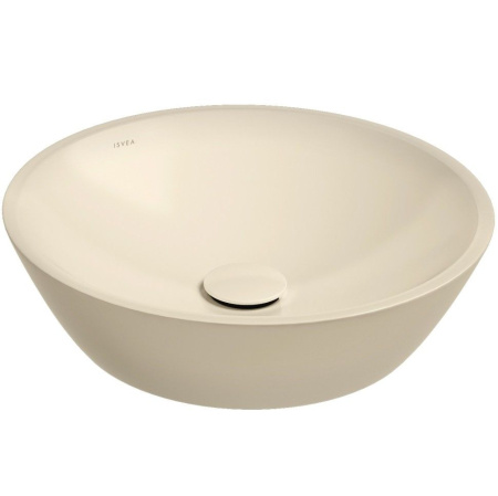 Раковина ISVEA SistemaY Soft накладная 450*450*120 цвет слоновая кость матовый 10SY66045SV-2K