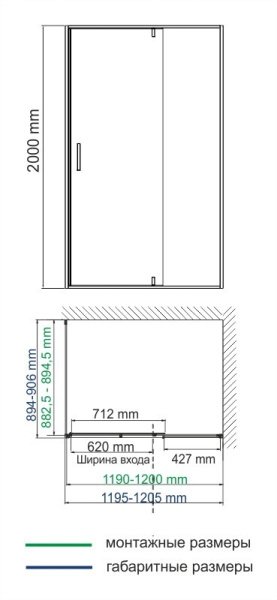 Душевой уголок WasserKRAFT Neime 19P07