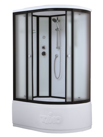 Душевая кабина Timo Standart T-6620 Black Fabric L  (120*85*220), турецкая баня хамам