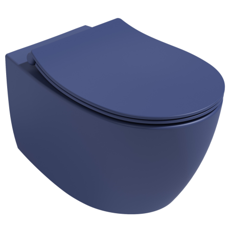 Унитаз ISVEA Sentimenti Neo подвесной 363*510*400 синий матовый 10AR02010SV-2Z