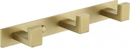 Полотенцедержатель на планке 3-й Grocenberg AC0013 (Золото матовый)