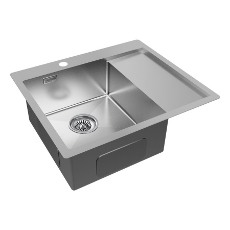 Мойка Paulmark KRONER 59F PM225951-BSL 510х590х200 мм, нержавеющая сталь, нержавеющая сталь