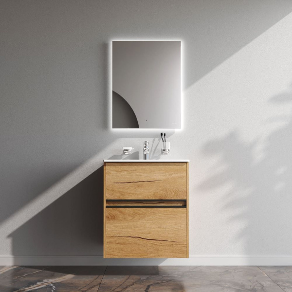 M7BFUX0602OF Sense База под раковину AM.PM, универсальная, 60 см, 2 ящика, дерево