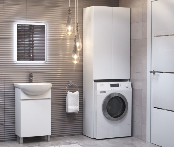 Шкаф напольный VIGO Wing shnr.WIN.64.2D белый, 64 см