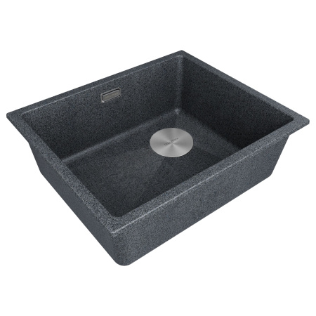 Мойка Paulmark LUMI 55 UNI-SKEW LU55SK-DG 555х440х210 мм, IT-GRANIT, графит