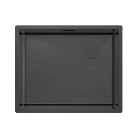 Мойка Paulmark NEXT-SKEW 54 UNI PM885444-MBN 440х540х200 мм, нержавеющая сталь, матовый черный