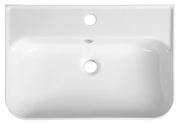 Раковина накладная ISVEA SistemaU 55см , белая 10PL53055SV