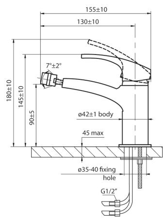 Смеситель для биде Ahti Savo SV501001