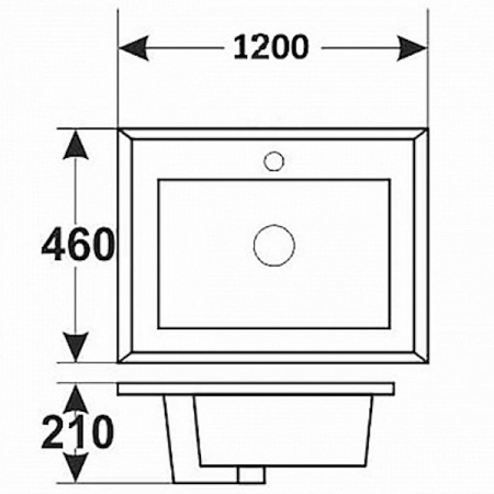 Раковина Melana MLN-F120