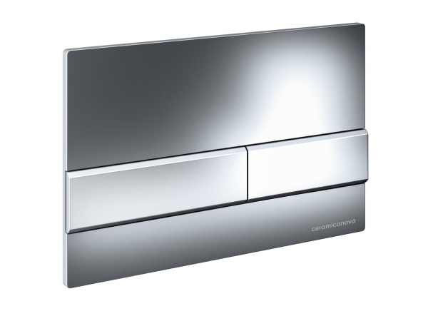 Система инсталляции для унитазов CERAMICANOVA Envision с кнопкой смыва Flat цвет хром, креплениями, CN1002CH