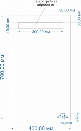 Зеркало Cersanit Led 010 Base 40 KN-LU-LED010*40-b-Os