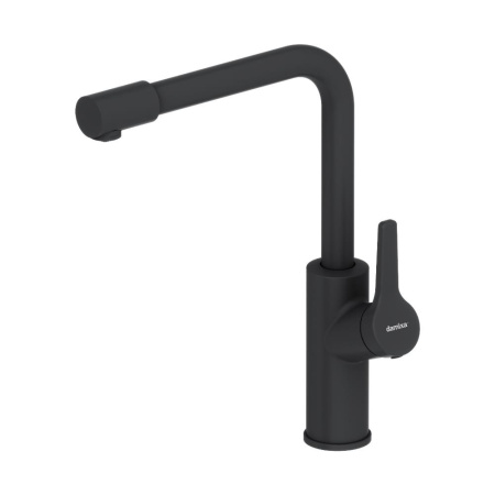 710771300_xxx Merkur, Смеситель для кухни Damixa L-излив, с каналом для фильтрованной воды, чёрный матовый
