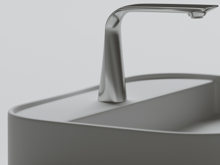 Умывальник чаша накладная прямоугольная Ceramicanova Element 550*450*110мм, Белый, CN6034