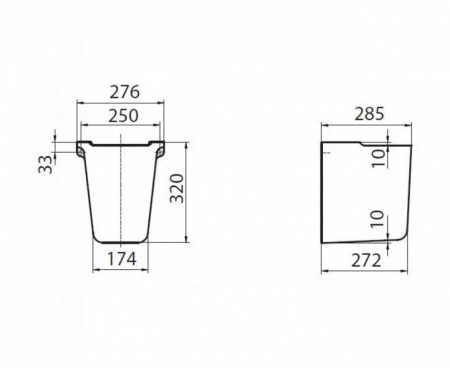 Полупьедестал Kolo Nova Pro M37100000