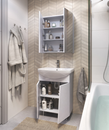 Тумба под раковину напольная VIGO Selena tn.SEL.BAL.60.2D, 60 см