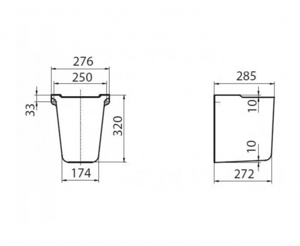 Полупьедестал Kolo Nova Pro M37100000