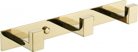 Полотенцедержатель на планке 3-й Grocenberg AC0013 (Золото глянец)