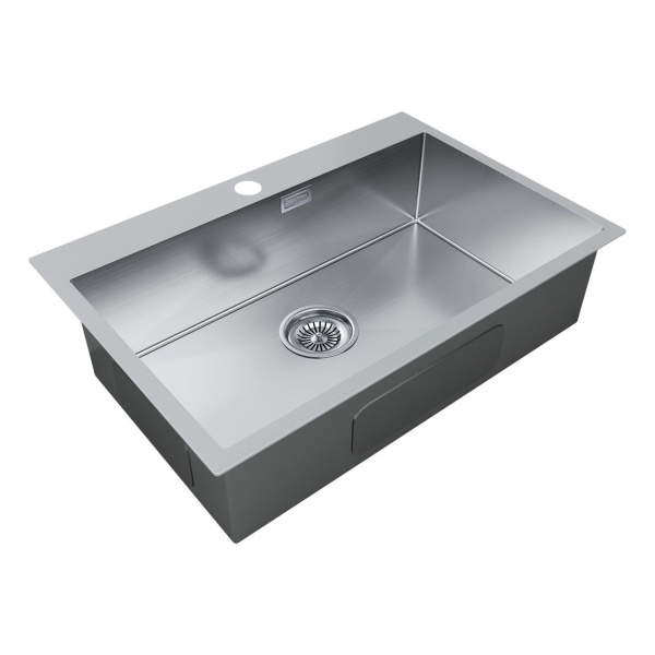 Мойка Paulmark KRONER 75 PM217551-BS 510х750х200 мм, нержавеющая сталь, нержавеющая сталь