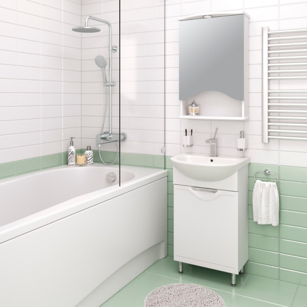 Тумба под раковину Runo  (под умывальник Уют 50) Фортуна 50 (00000001135)