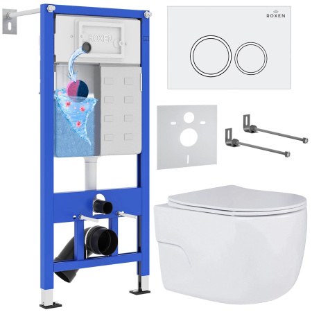 Комплект 6 в 1 Roxen StounFix Dual Fresh 505547 (состоит из: 710200, Santi 410260W, 530155-01)