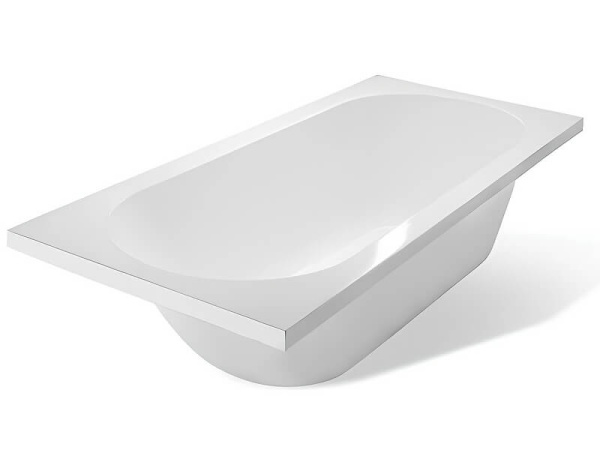 Ванна из литьевого мрамора Taliente Orta OR18080 180х80 пристенная прямоугольная