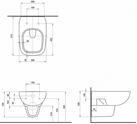 Унитаз подвесной Kolo Style L23100900 покрытие Reflex