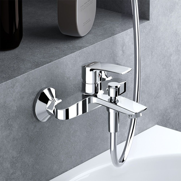 481000000 Eclipse 2.0, Смеситель для ванны и душа AM.PM, хром