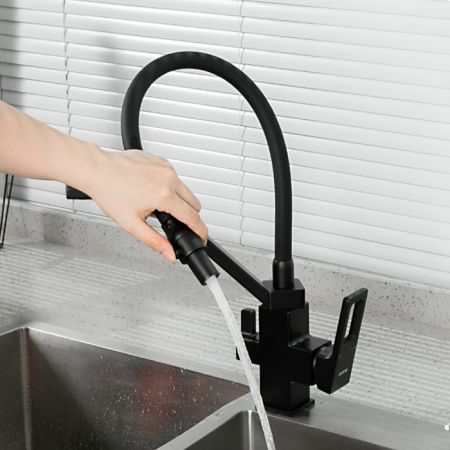 Смеситель для кухни Gappo G17-6 G4317-6 со встроенным фильтром (краном) под питьевую воду