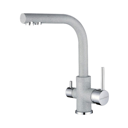 Смеситель для кухни Paulmark ESSEN Es213011-310, серый