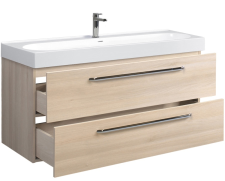 Тумба под умывальник Belux Стокгольм НП 120-02 Акация Лэйкленд светлая