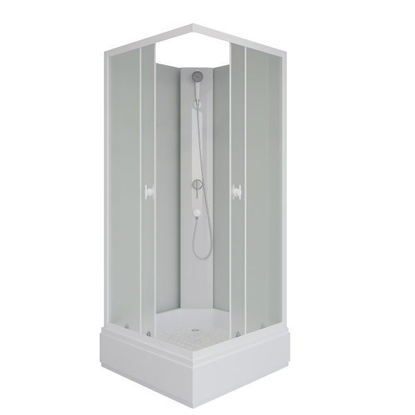 Душевая кабина Niagara Promo P80/26Q/MT/BK (80х80х200) 4 места