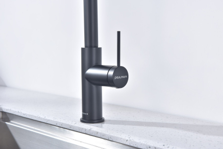 Смеситель для кухни Paulmark GALANT Ga213077-AN, антрацит