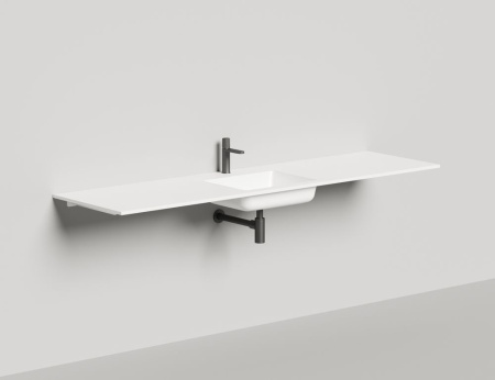 Раковина столешница Salini ONDA PLUS, белый, 1402203MN