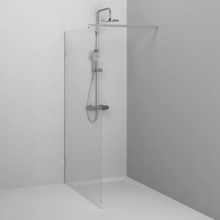 W94WI-120-F1-MTE Душевая перегородка AM.PM X-Joy 120x195, стекло прозр. 6 мм + покрытие, фурнитура мат хром