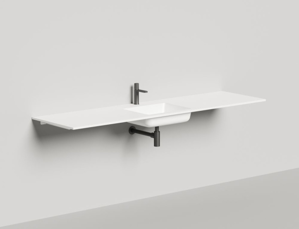 Раковина столешница Salini ONDA PLUS, белый, 1402203MN