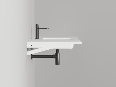 Кронштейн усиленный левый 450 мм комплект Salini цвет по RAL 1903305MF