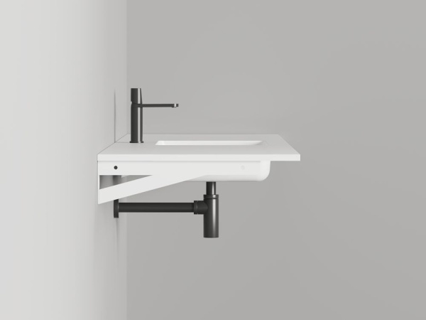 Кронштейн усиленный левый 450 мм комплект Salini цвет по RAL 1903305MF