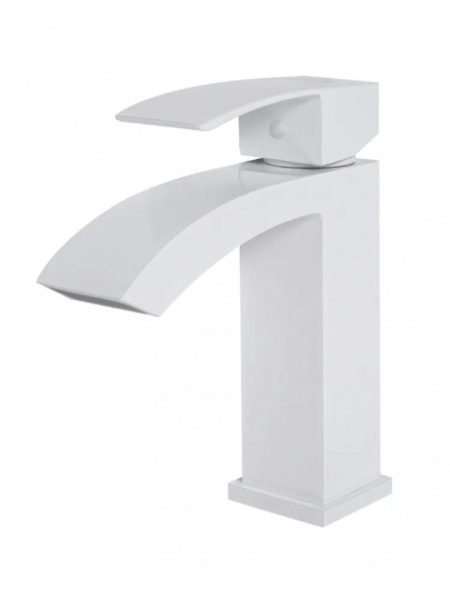 Cмеситель для раковины Hansberge H1077 Белый