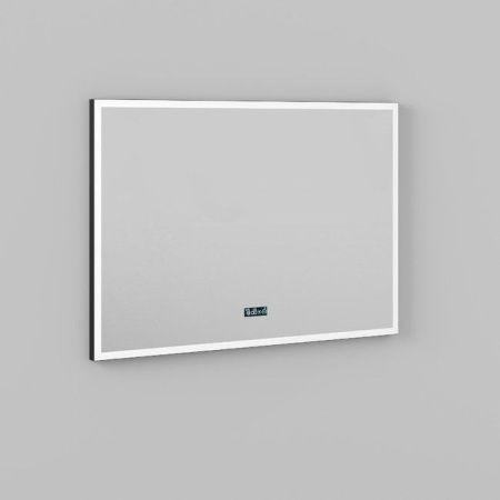 Зеркало BRIZ Берн 100*70 с подсветкой и часами 238 01-45100-00 00