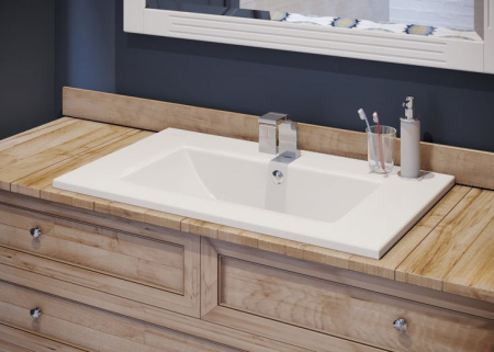 Раковина Sanita Luxe Quadro 90 см QDR90SLWB01