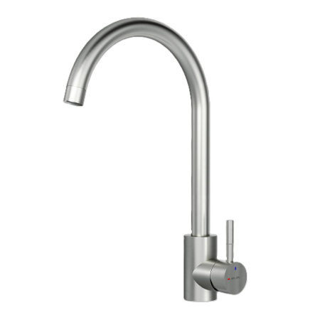 F85B07111 X-Joy S, Смеситель для кухни AM.PM с С-изливом, сатин