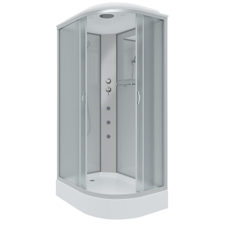 Душевая кабина Niagara Classic NG-3312-14LG (120х80х215) низкий поддон(13см),стекло матовое,3 места