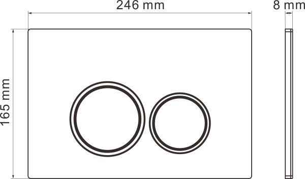 Комплект инсталляции 6 в 1 Roxen StounFix Slim 533185